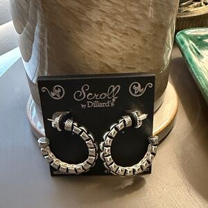 Silver Hoop Earrings